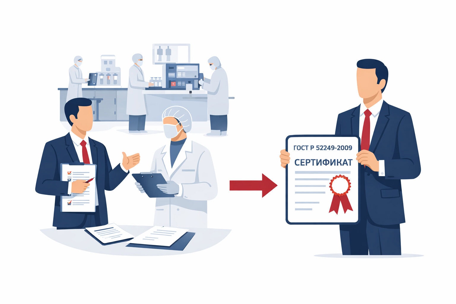 Процедура сертификации ГОСТ Р 52249-2009 в Махачкале